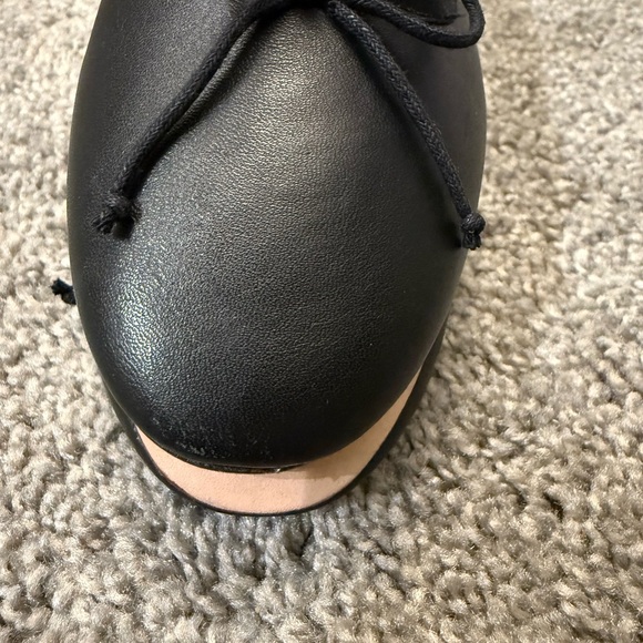 Loeffler Randall Leonie Black Leather Ballet Flat - Picture 4 of 7